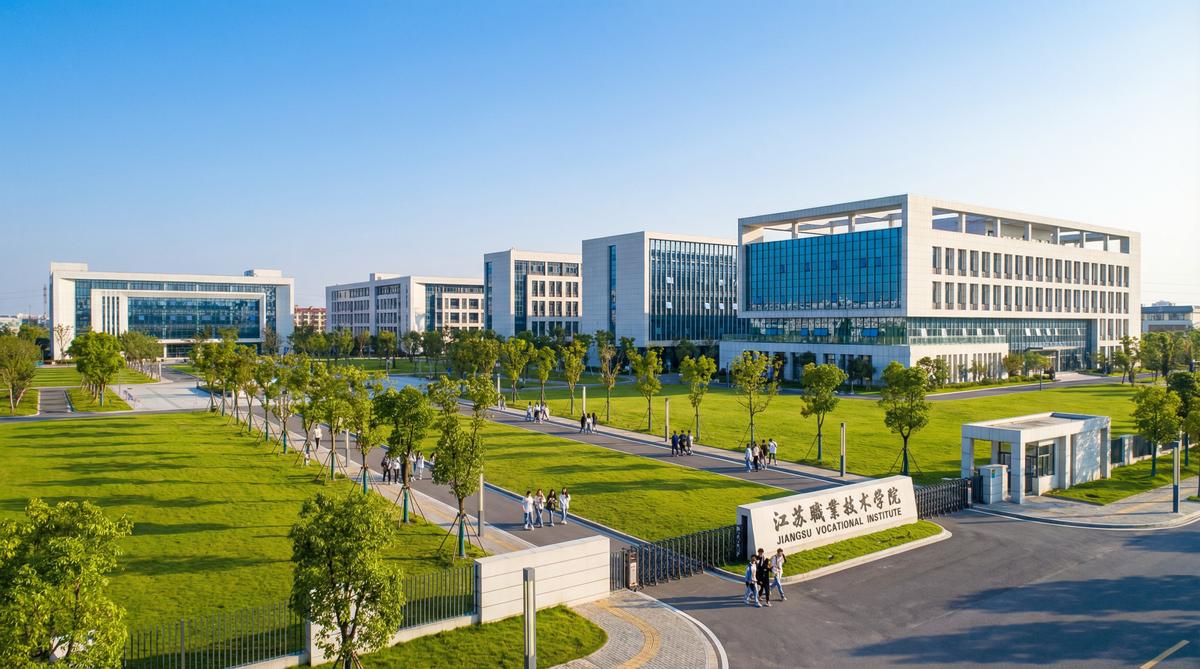 中山职业技术学校校园风景视频